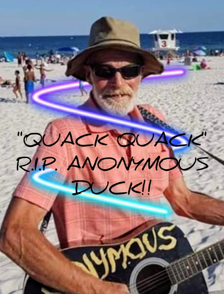 Ray "ANONYMOUS DUCK" Vear at Casino beach Pensacola