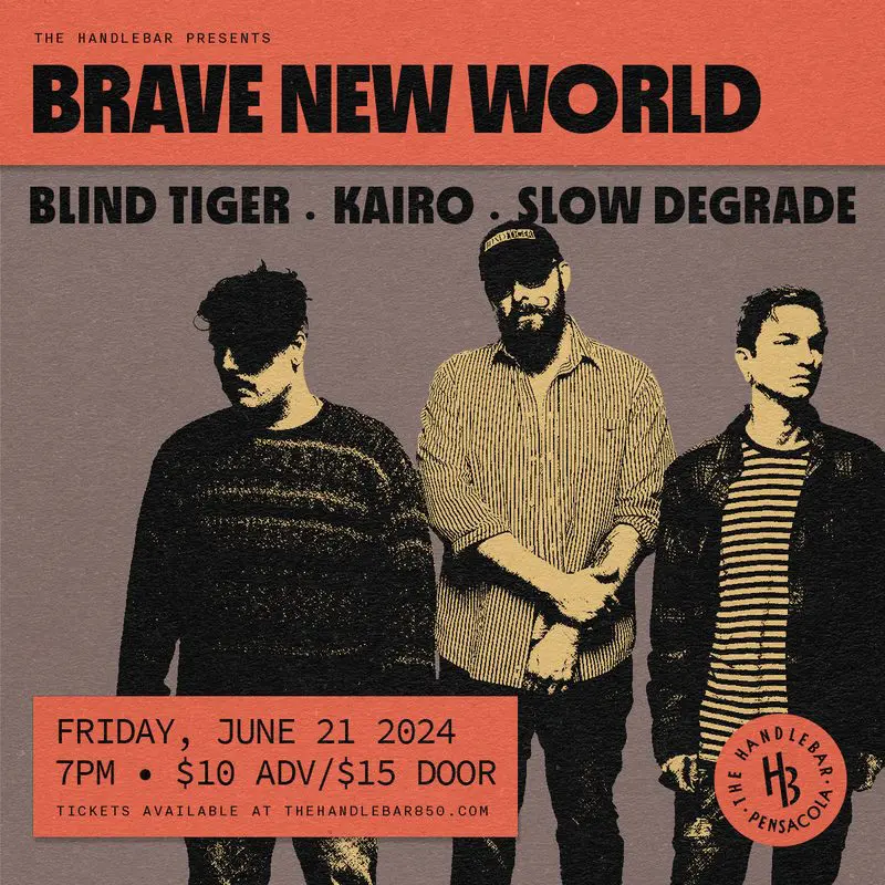 Brave New World headlining show flyer