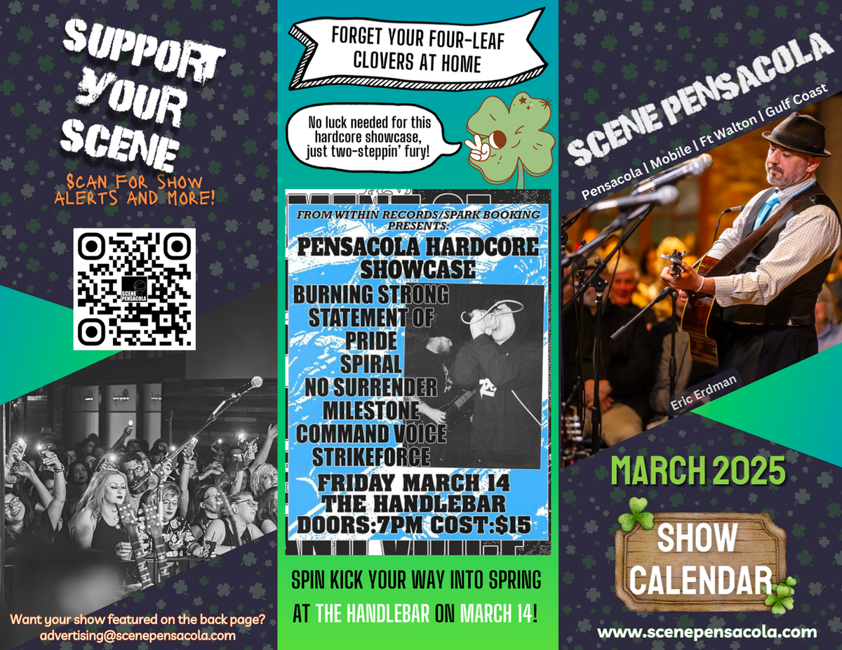 Lucky you! Here's March's Show Calendar