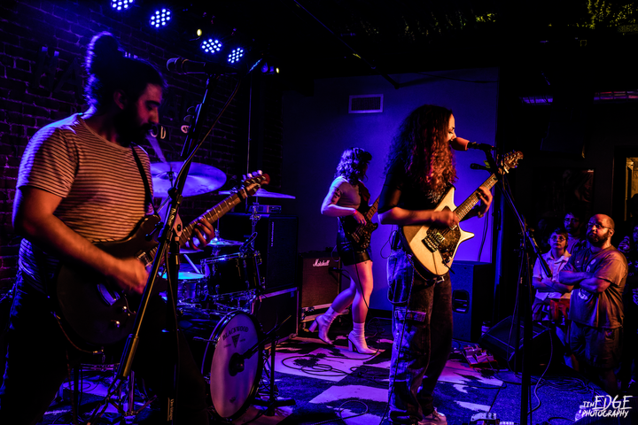 Pool Kids on stage at The Handlebar 