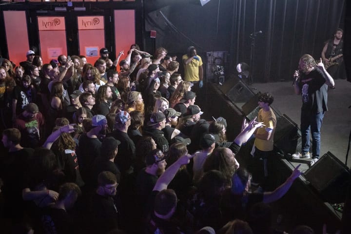 The Black Dahlia Murder performs at Vinyl Music Hall in Pensacola, Florida on Oct. 26, 2024. (Photo: Tandra Smith)