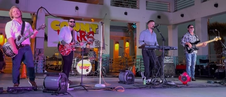 Count The Years plays for the first time at Bands On The Beach (photo: Rich NaVarre)